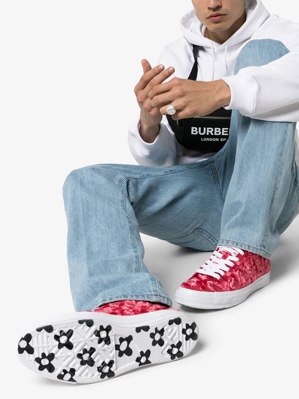 Converse One Star Ox "Quilted Velvet" sneakers