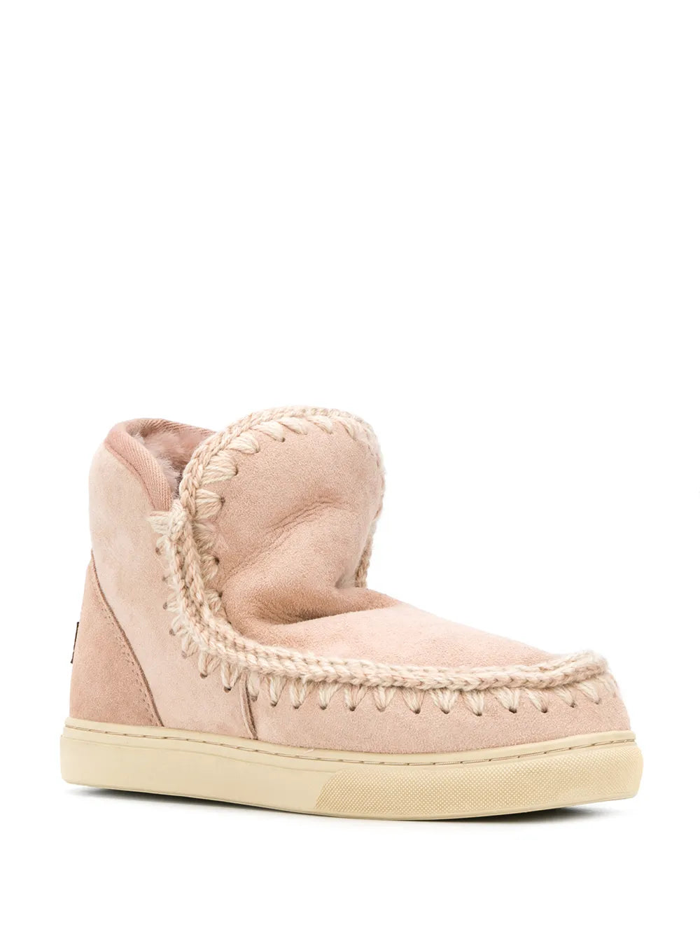 Mou lined interior ankle boots