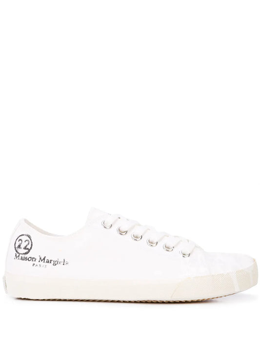Maison Margiela Tabi paint-splatter sneakers