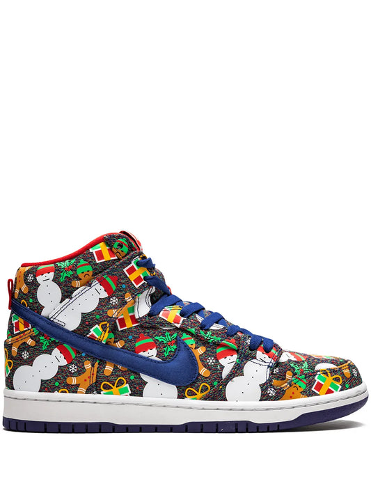 Nike SB Dunk High TRD QS "Ugly Christmas Sweater" sneakers