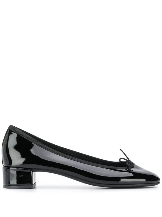 Repetto block heel ballerinas