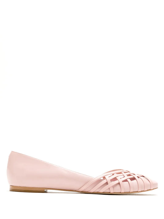 Sarah Chofakian Victoria leather ballerina shoes