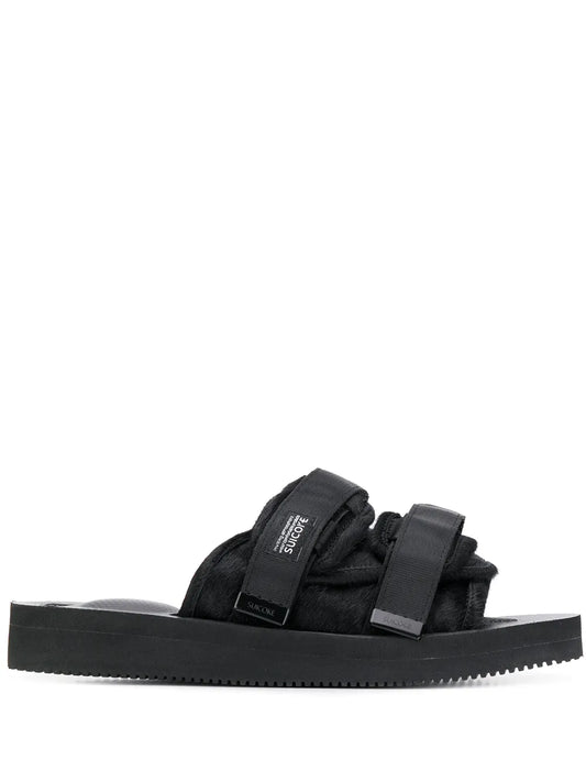 Suicoke Moto-VHL shearling trim sandals