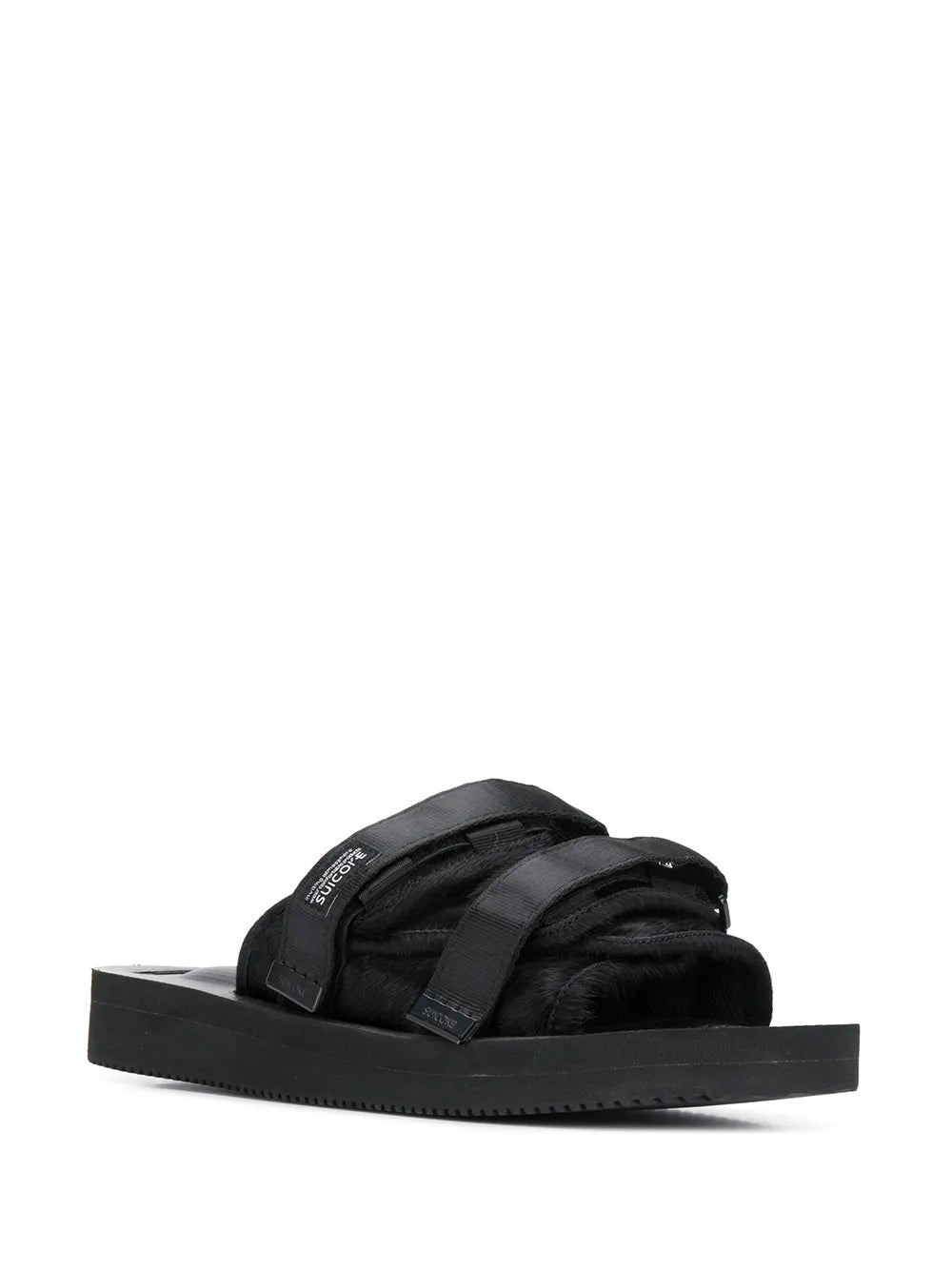 Suicoke Moto-VHL shearling trim sandals