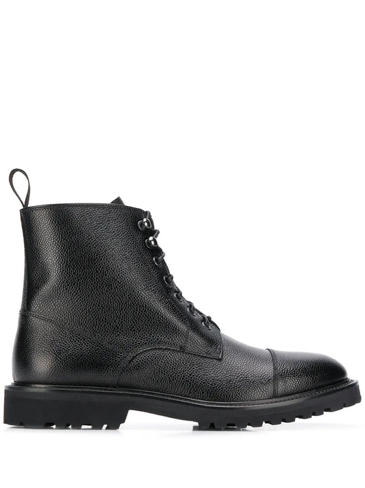 Scarosso Jackie grain ankle boots