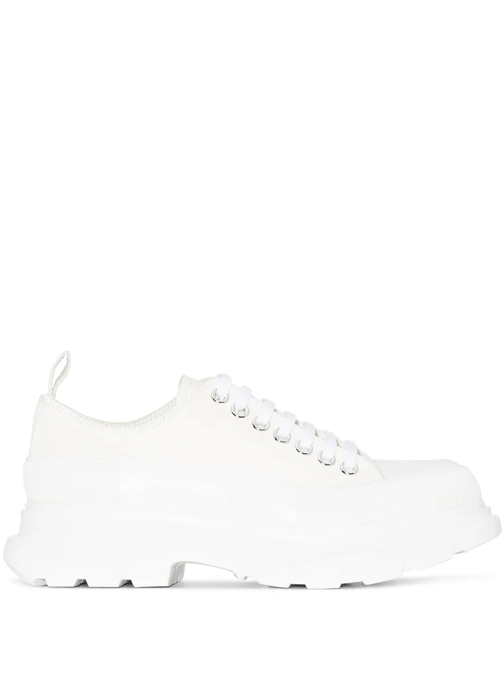 Alexander McQueen round-toe cotton sneakers 