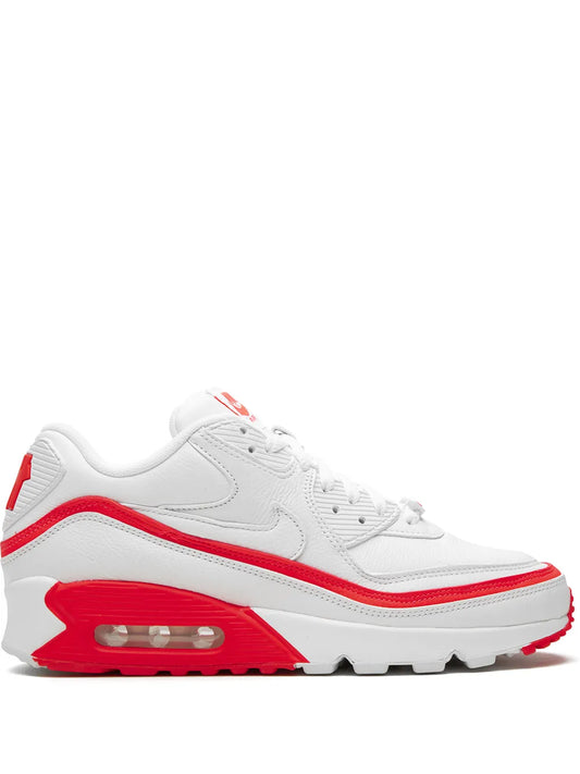 Nike x Undefeated Air Max 90 "White/Red" sneakers