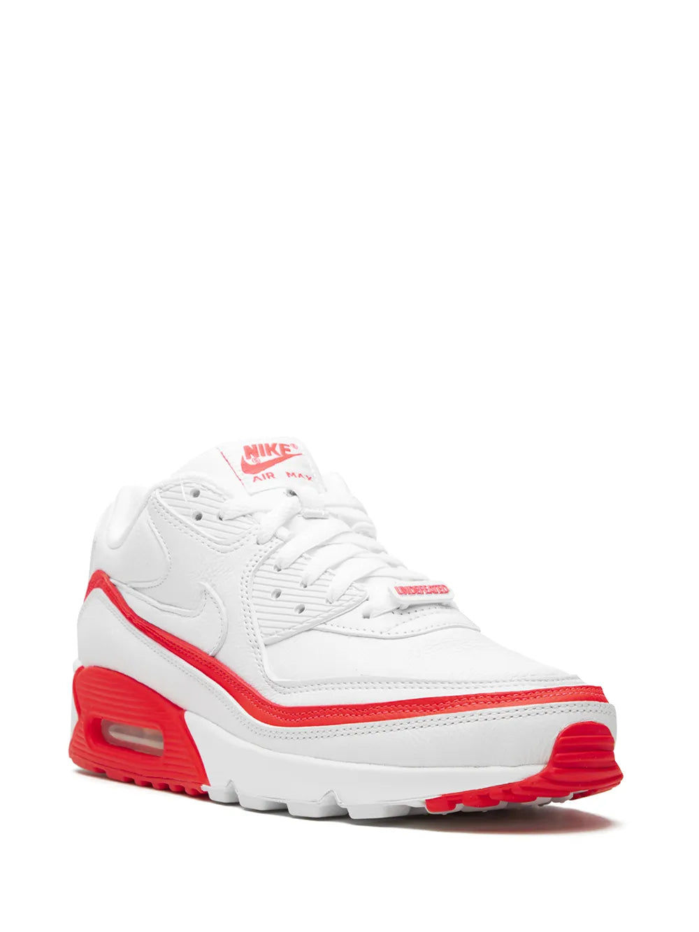 Nike x Undefeated Air Max 90 "White/Red" sneakers