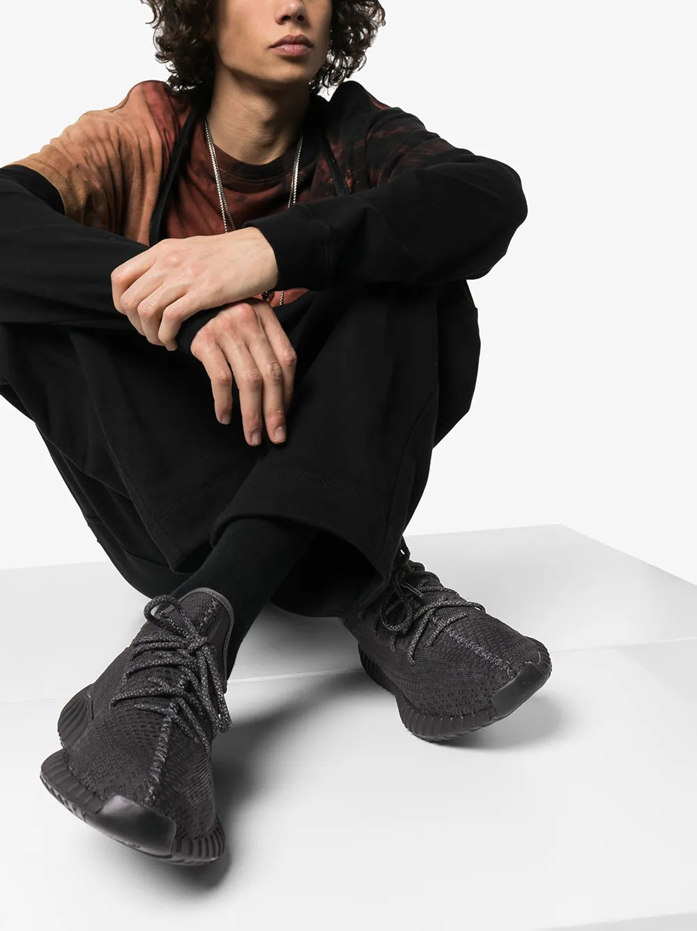 adidas Yeezy Boost 350 V2 "Black - Static" sneakers