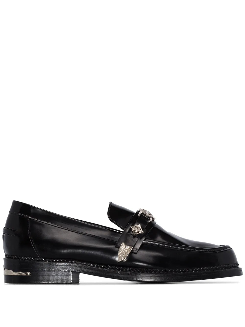 Toga Virilis buckled strap loafers