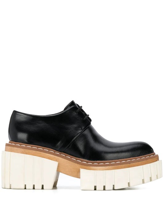 Stella McCartney Emilie lace-up platform shoes