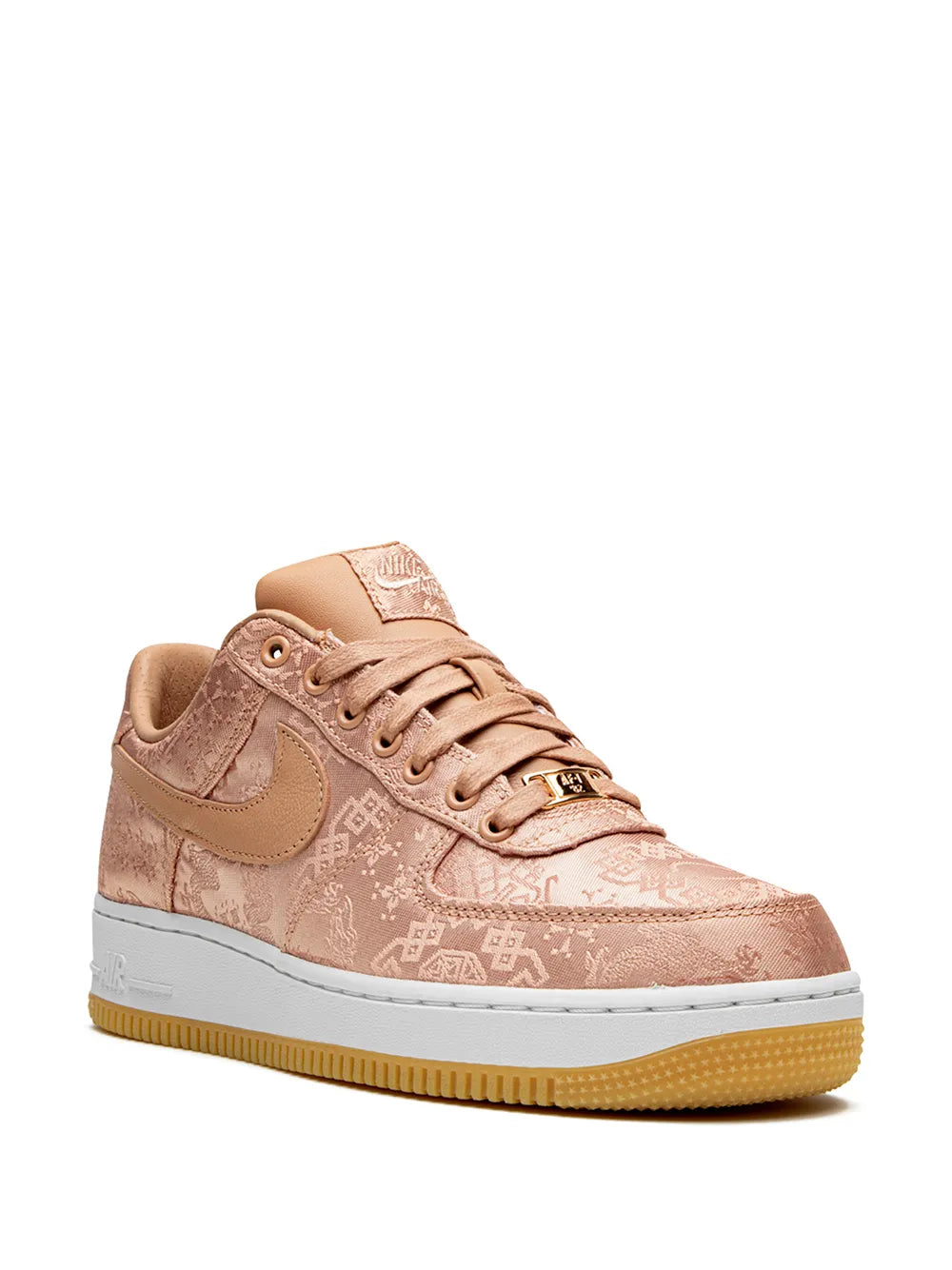 Nike x CLOT Air Force 1 PRM "Rose Gold Silk" sneakers