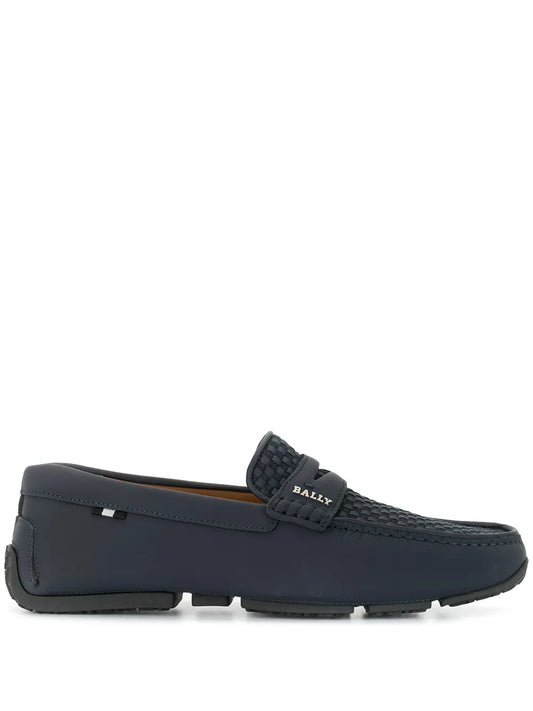 Bally woven mesh driving shoes
