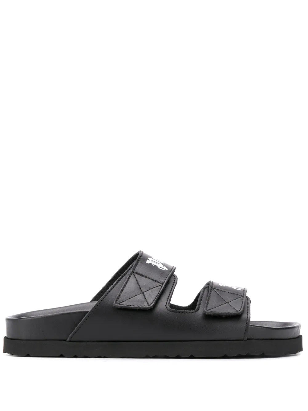 Palm Angels touch strap logo print slides