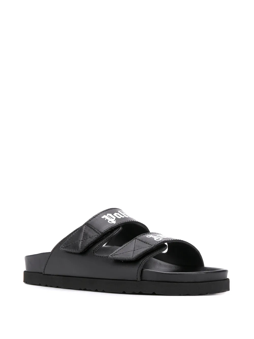 Palm Angels touch strap logo print slides