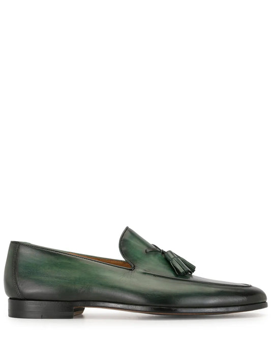 Magnanni tasseled leather loafers