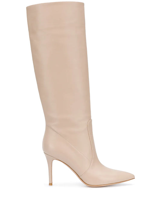 Gianvito Rossi pointed knee-high boots