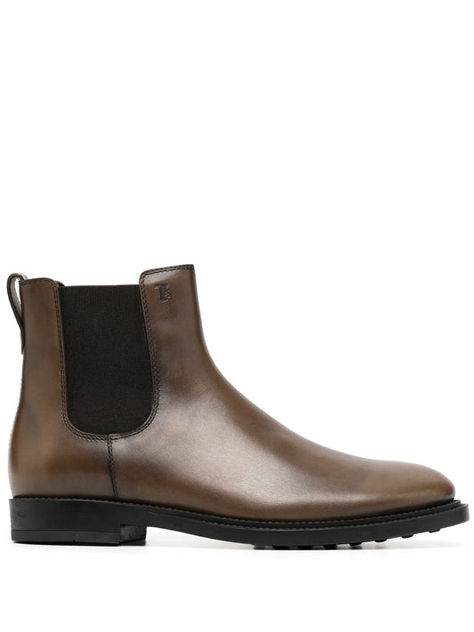 Tod's round toe chelsea boots