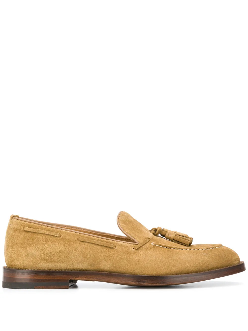 Scarosso x WM Brown William suede loafers