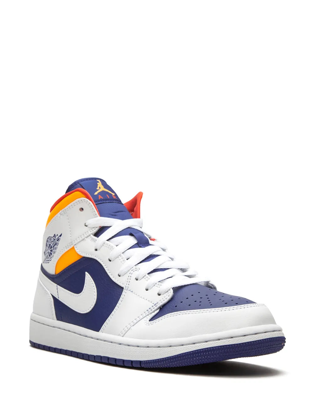 Jordan Air Jordan 1 Mid "Royal Blue/Laser Orange" sneakers