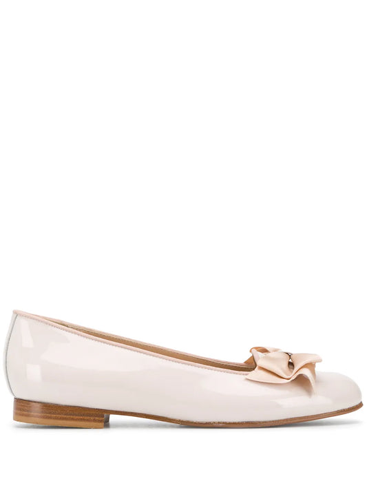 Scarosso Cloe patent leather ballerina shoes