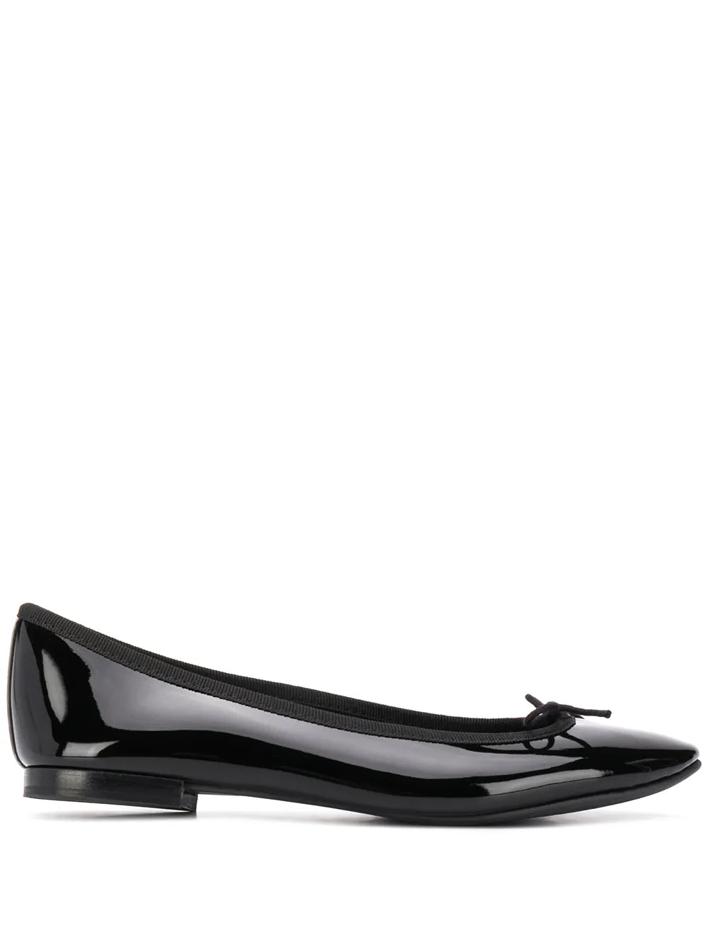 Repetto bow detail patent ballerina shoes