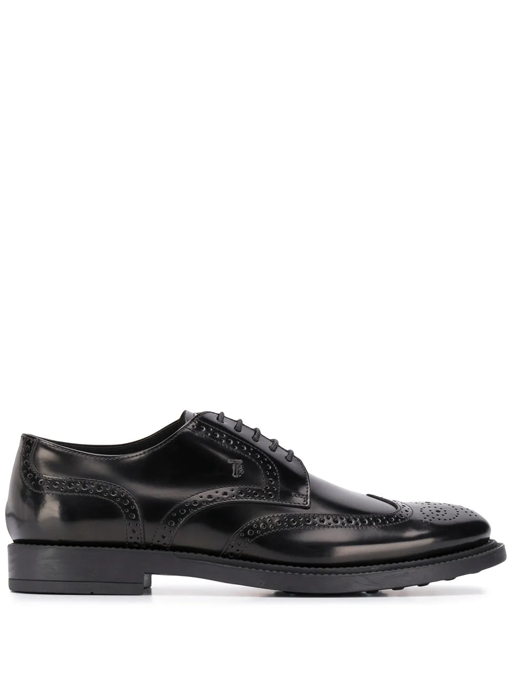Tod's lace-up high-shine brogues