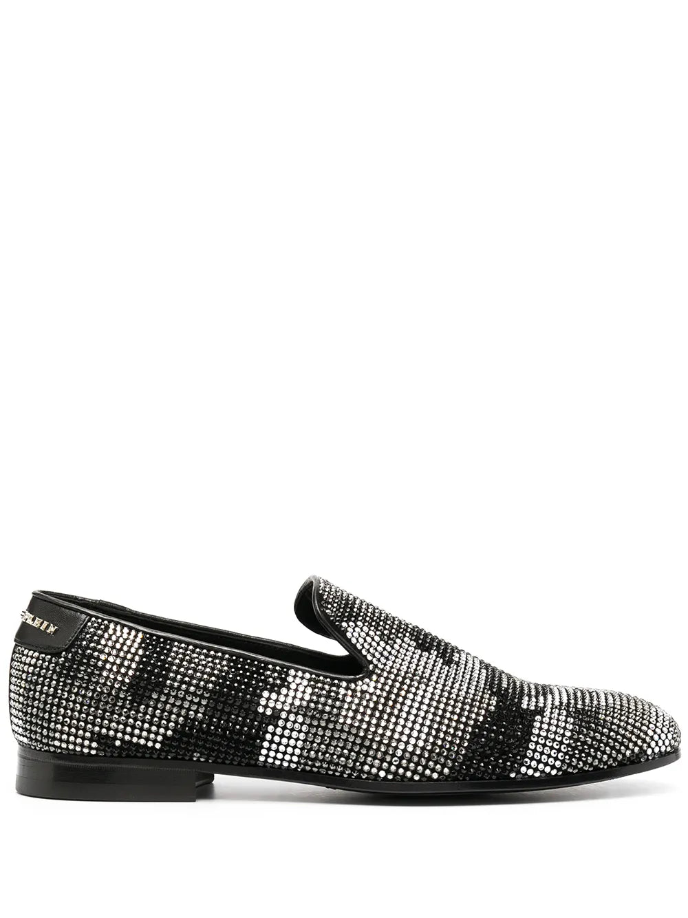 Philipp Plein embellished camouflage moccasin loafers