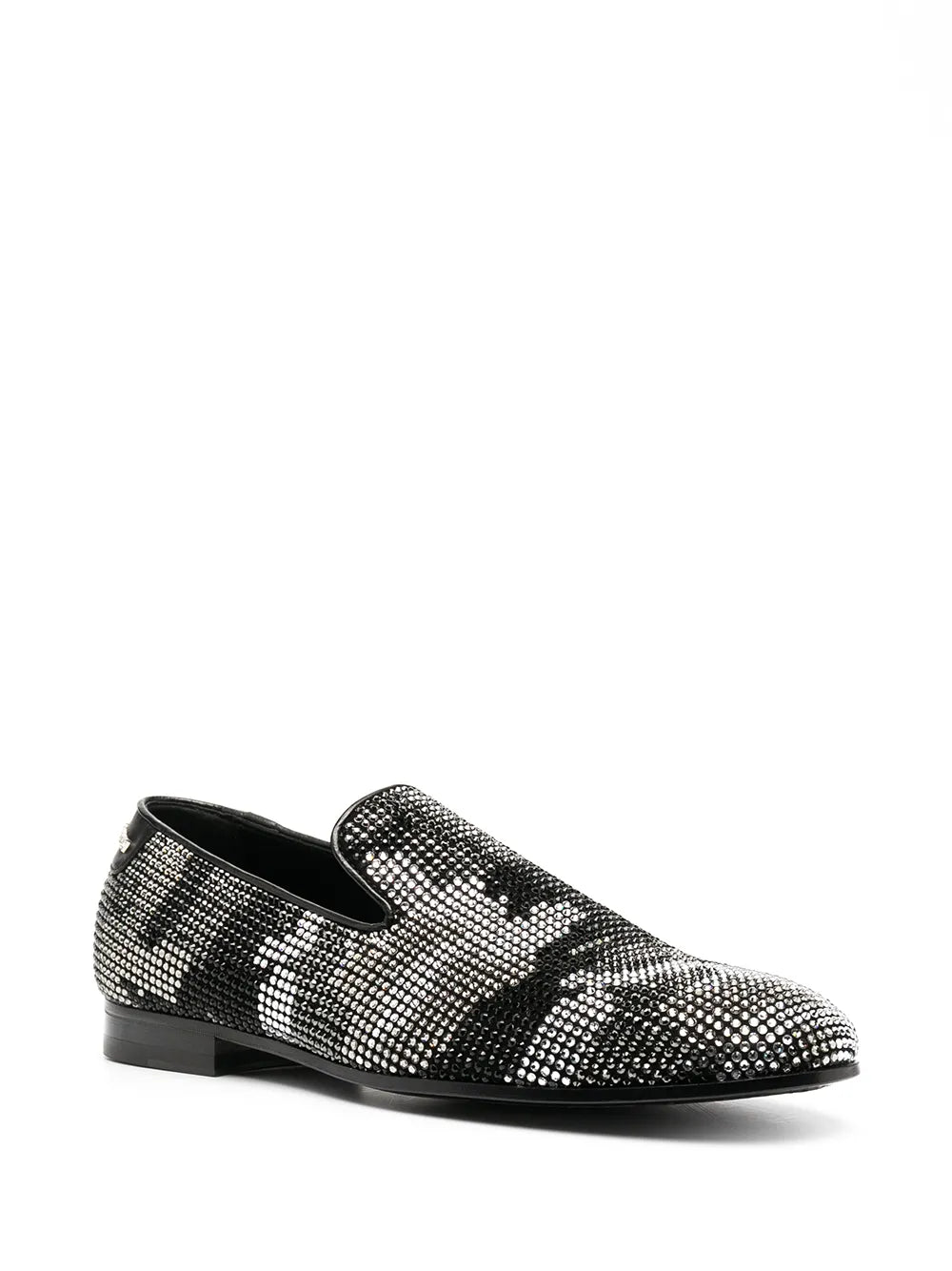 Philipp Plein embellished camouflage moccasin loafers