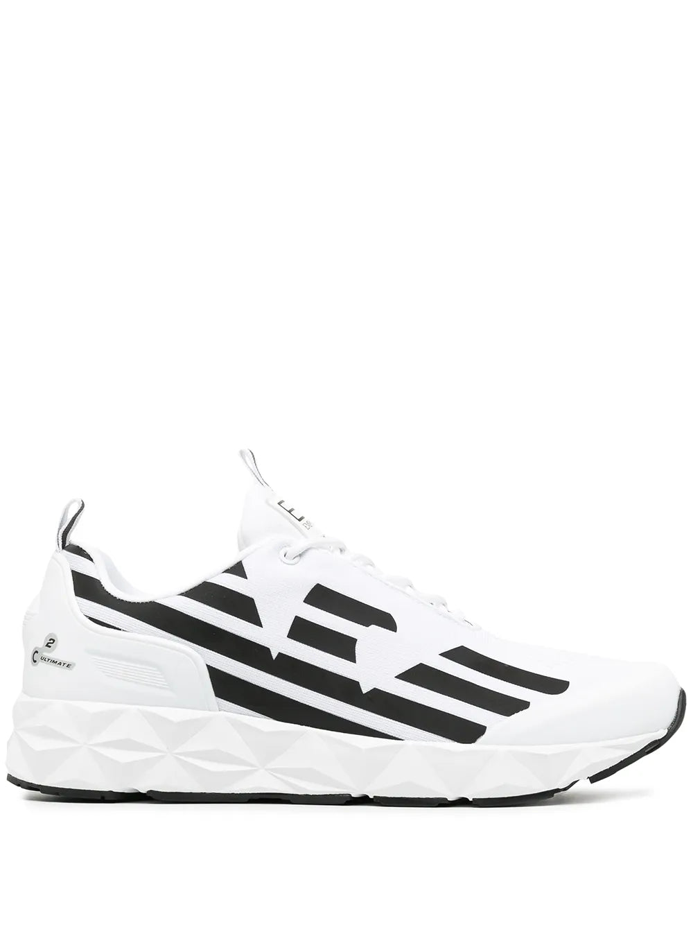 Ea7 Emporio Armani two-tone lace-up sneakers