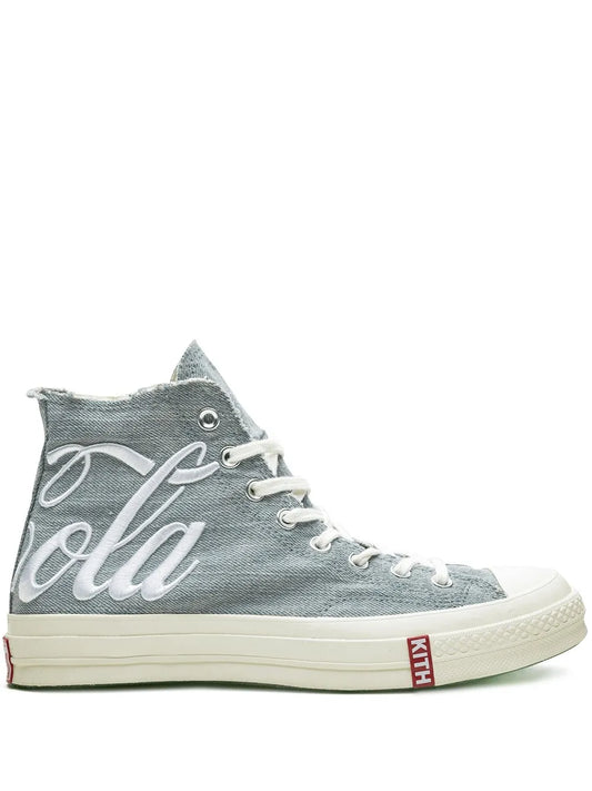 Converse x Kith X Coca-Cola Chuck 70 Hi "Washed Denim" sneakers