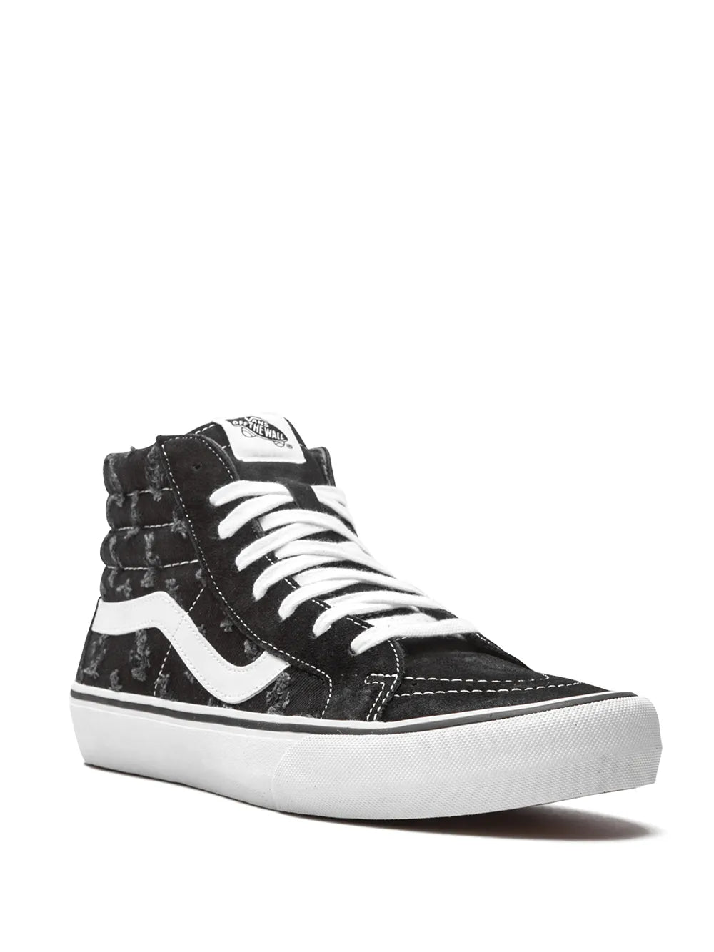 Vans x Supreme Sk8-Hi "Hole Punch Denim - Black" sneakers