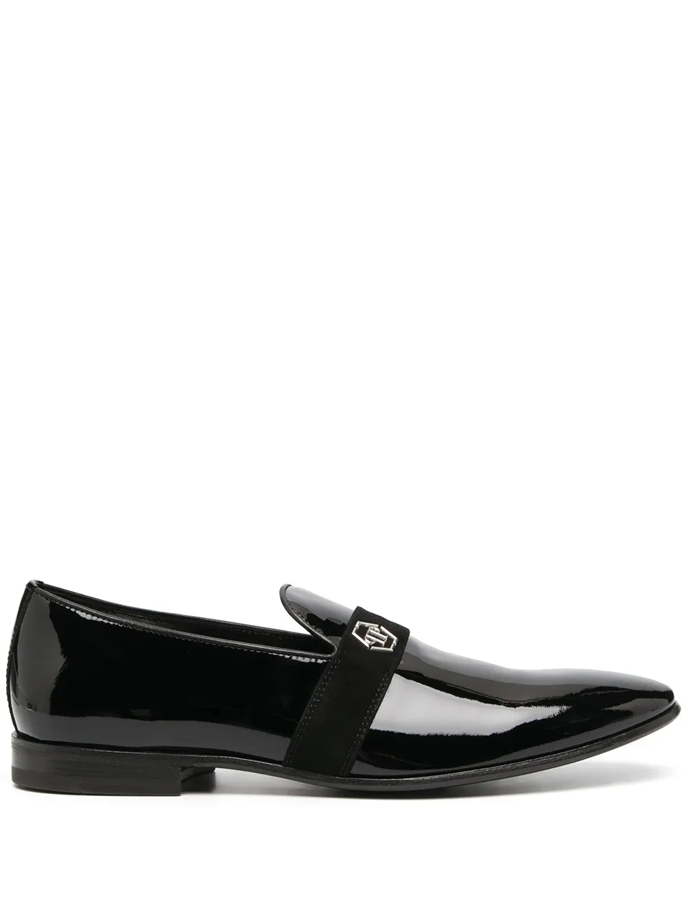 Philipp Plein Hexagon plaque loafers