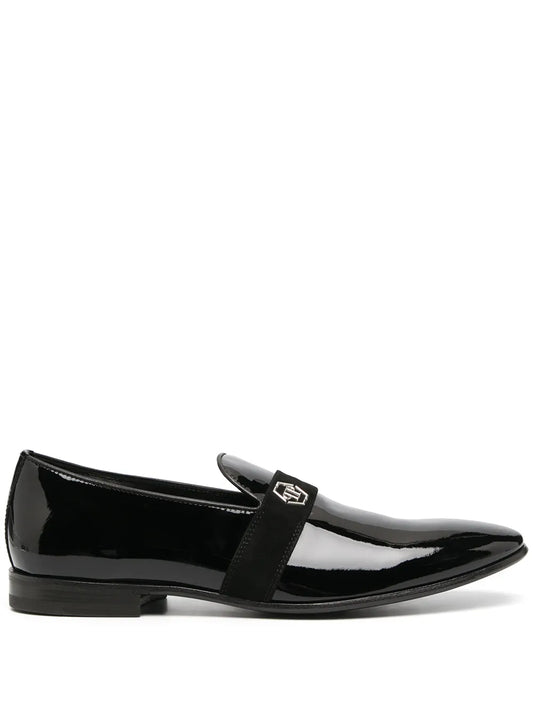 Philipp Plein Hexagon plaque loafers