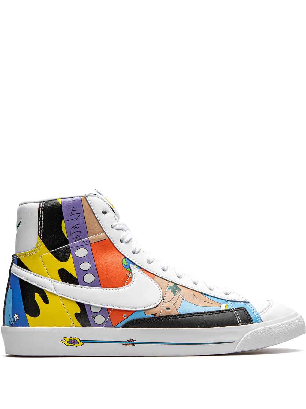 Nike x Ruohan Wang Blazer Mid '77 Flyleather QS sneakers