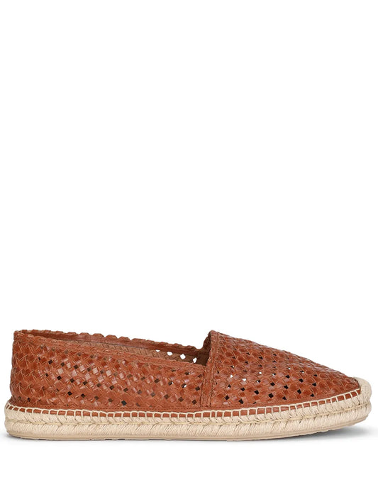 Dolce & Gabbana woven leather espadrilles