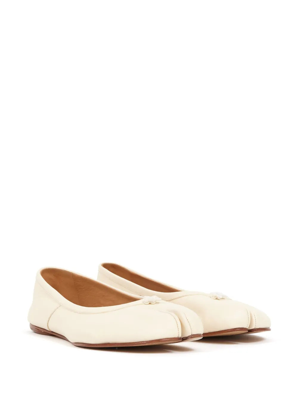 Maison Margiela Tabi leather ballerina shoes