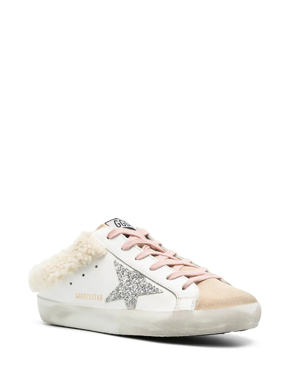 Golden Goose GWF00110.F000798.80194-80194 CAPPUCCINO WHITE SILVER