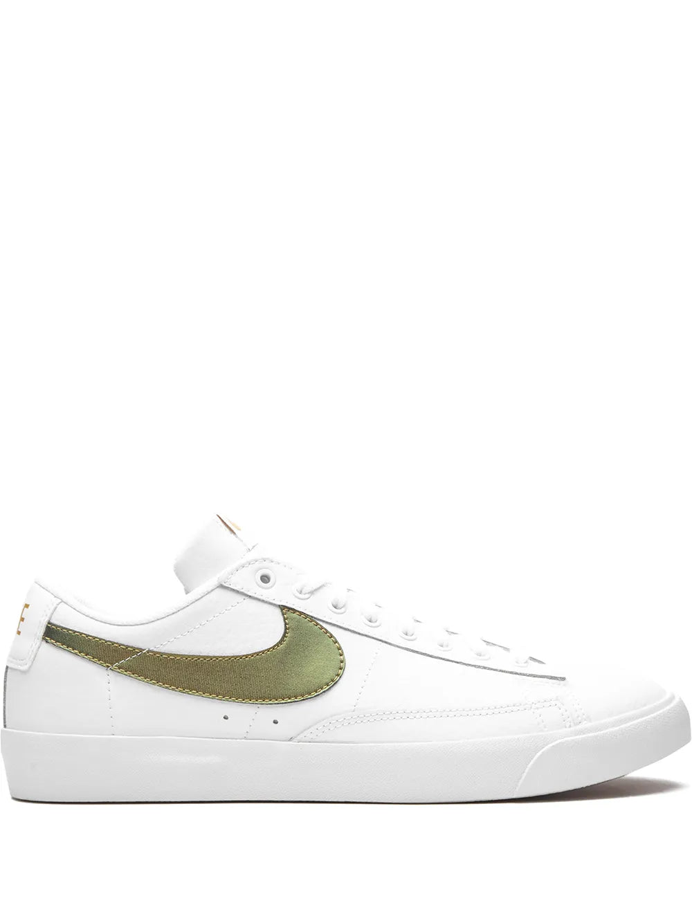 Nike Blazer Low Premium "White/Metallic Gold" sneakers