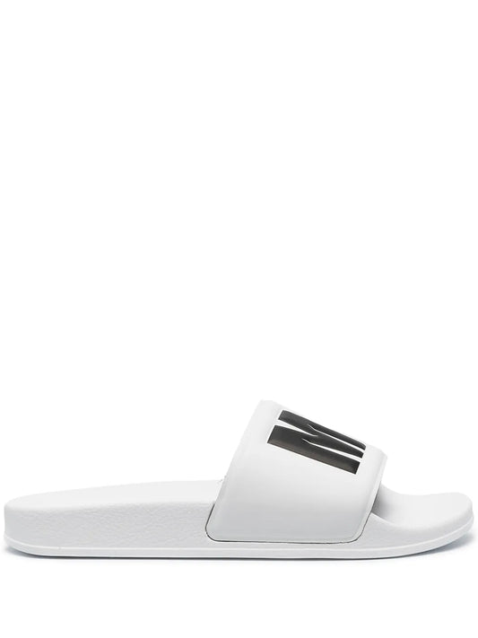 MSGM logo-print pool sliders