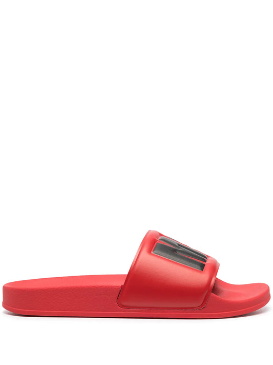 MSGM logo-print pool sliders