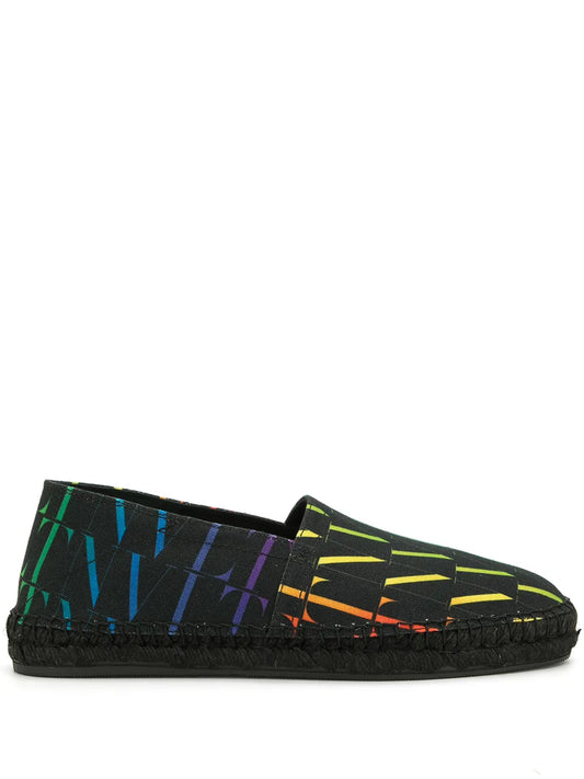 Valentino Garavani VLTN logo-print espadrilles
