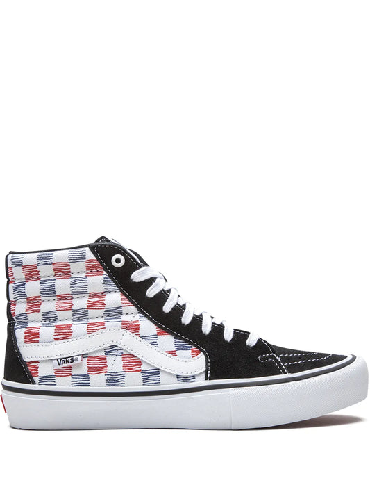 Vans Sk8-Hi "Sketched Checkerboard" sneakers