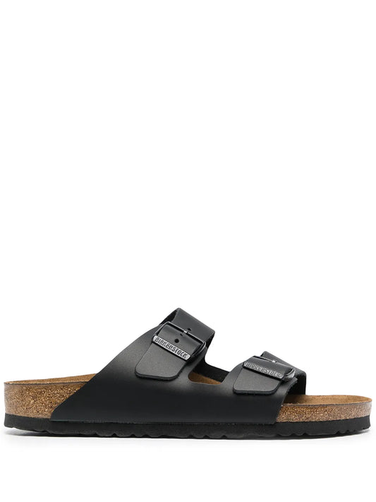Birkenstock buckle-fastening leather sandals