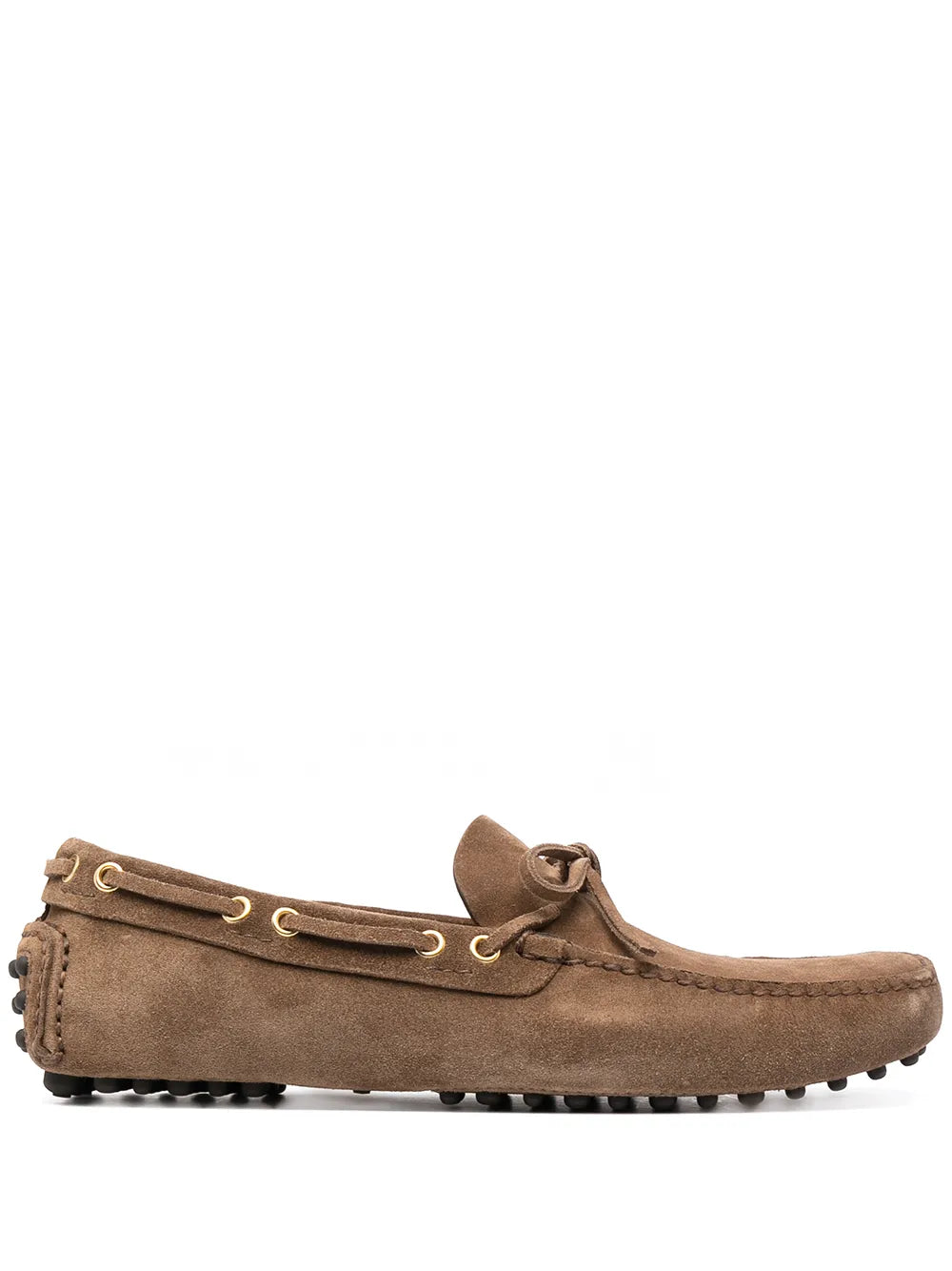 Car Shoe ridged suede loafers