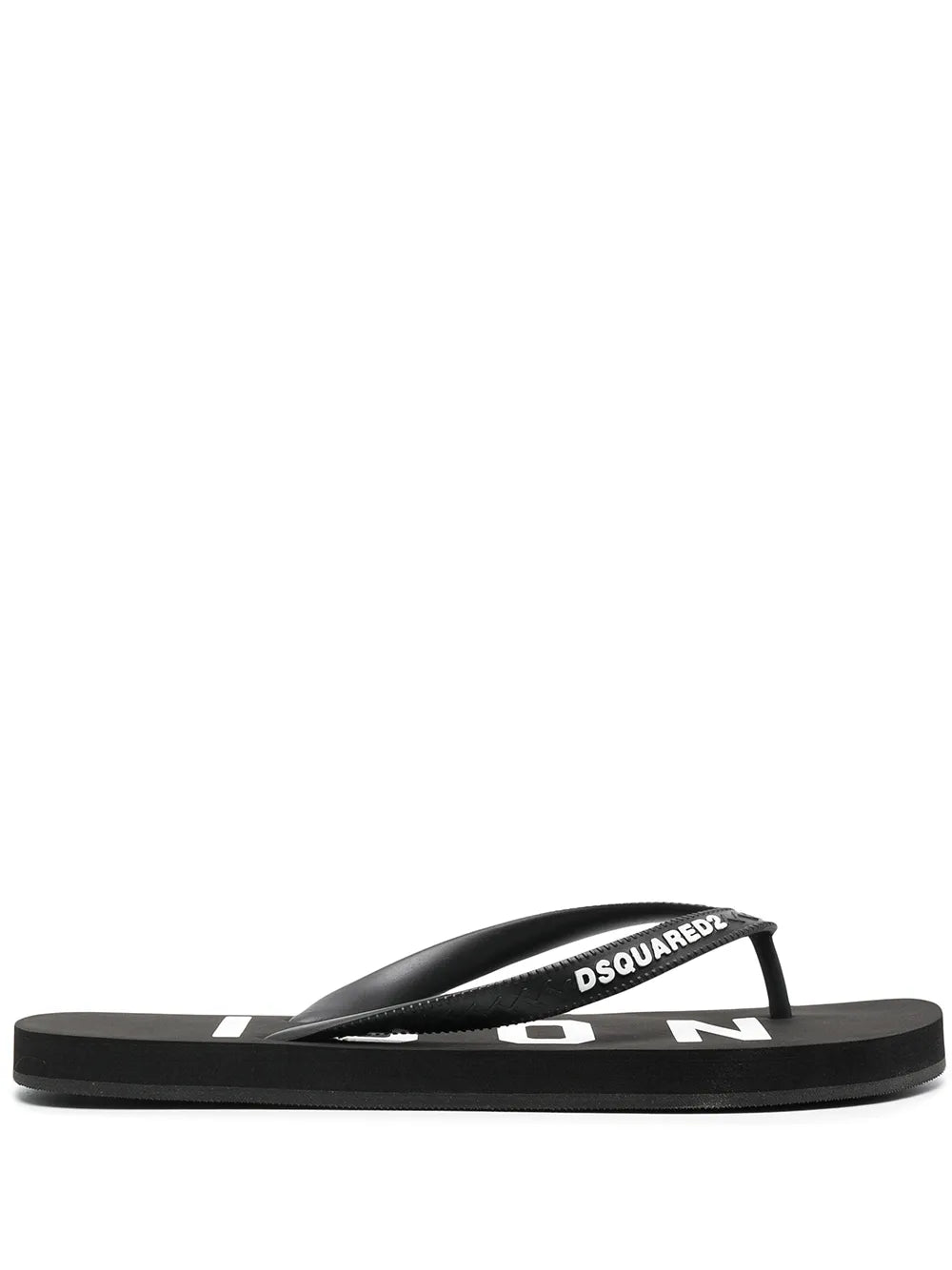 DSQUARED2 logo-strap flip flops