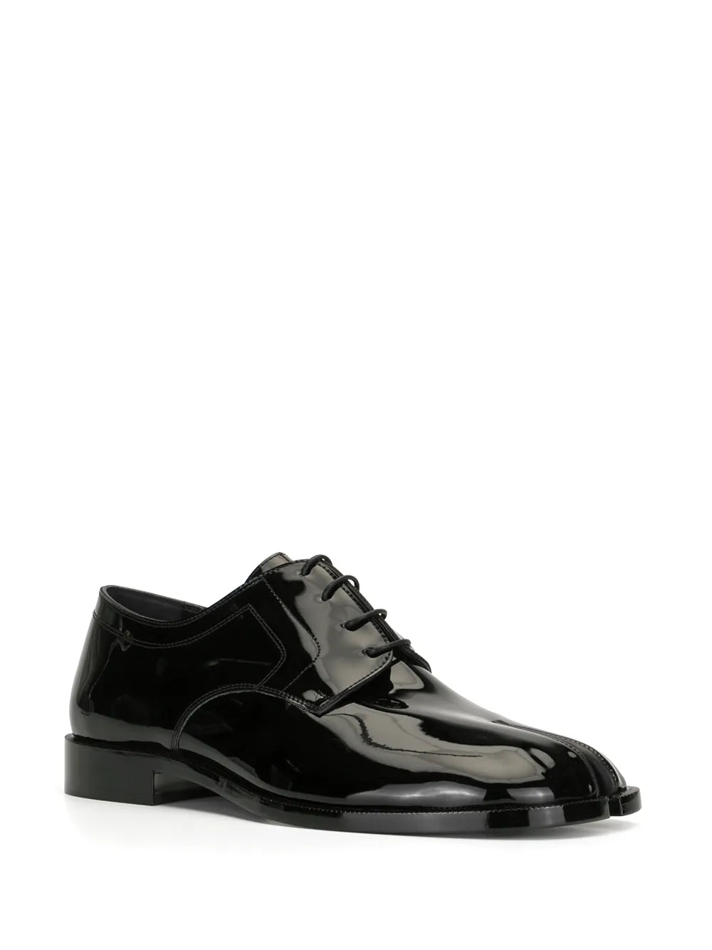 Maison Margiela Tabi patent-leather brogues