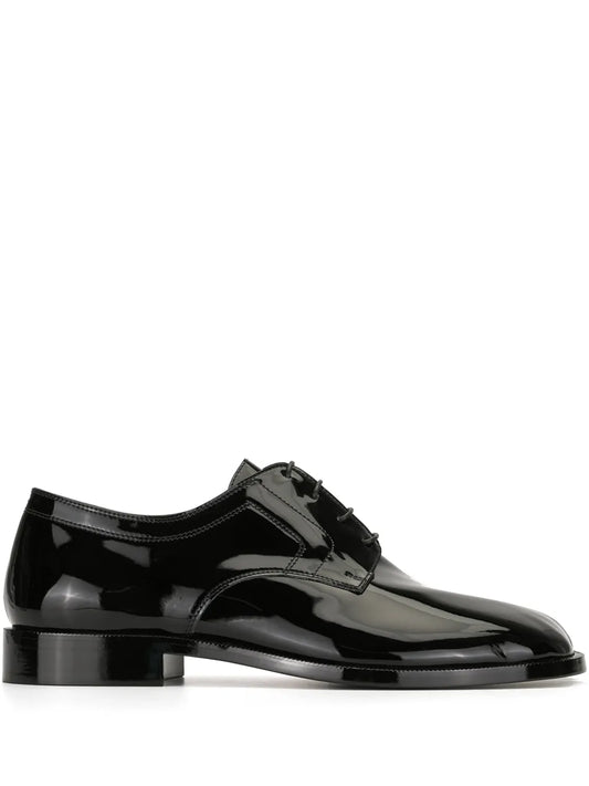 Maison Margiela Tabi patent-leather brogues