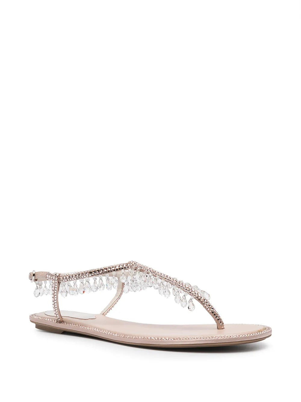 René Caovilla Chandelier flat sandals
