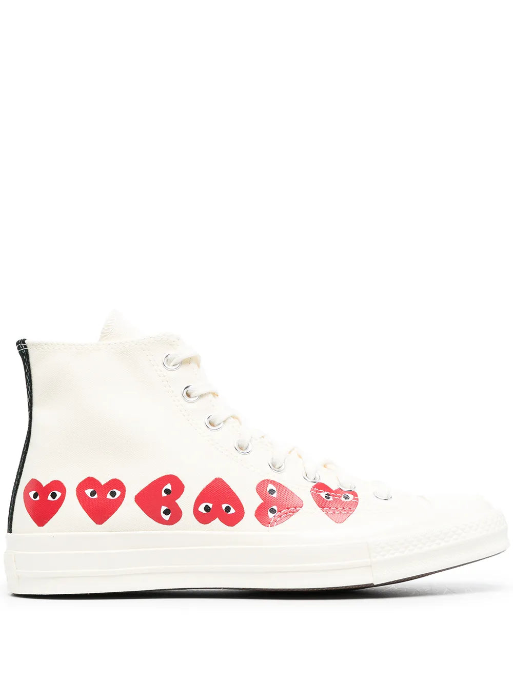 Comme Des Garçons Play x Converse Chuck 70 Hi "Multi Hearts White" sneakers
